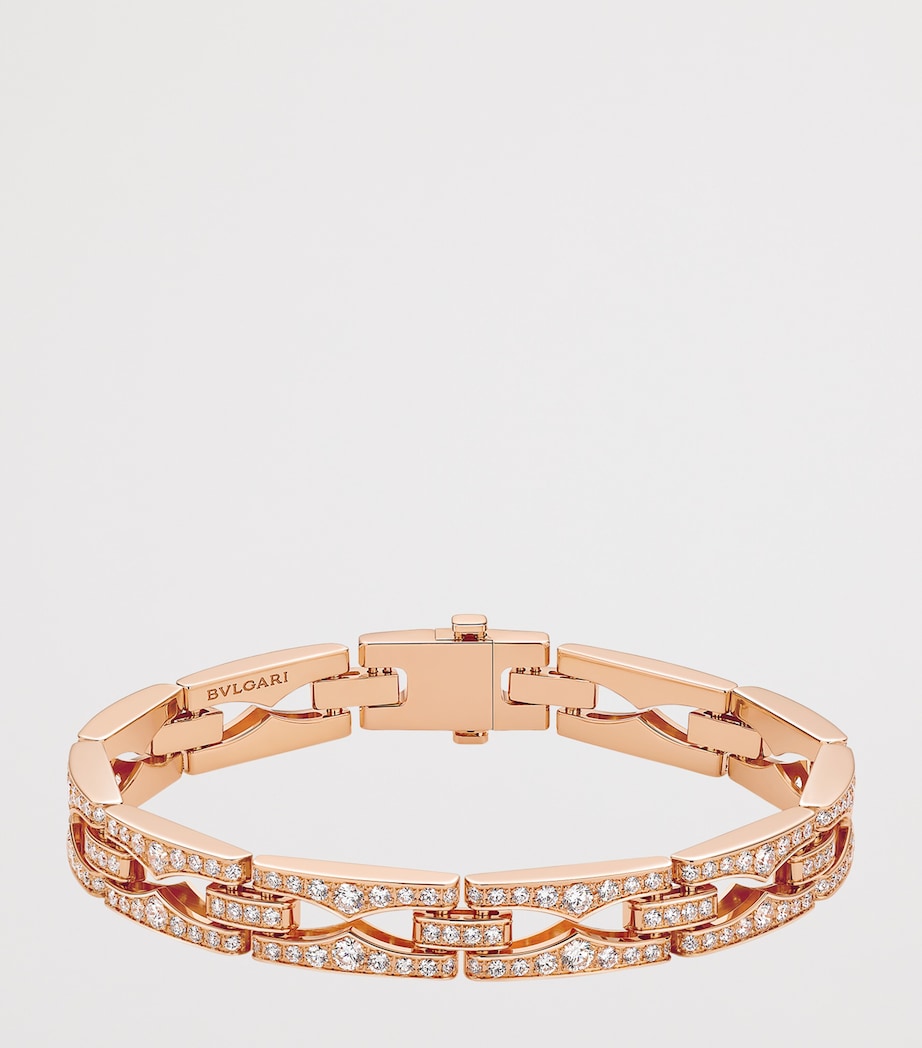 Bvlgari B.zero1 Rock rose gold diamond bracelet, UK version
