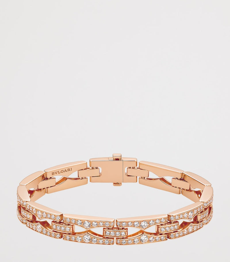 Bvlgari B.zero1 Rock rose gold diamond bracelet, UK version