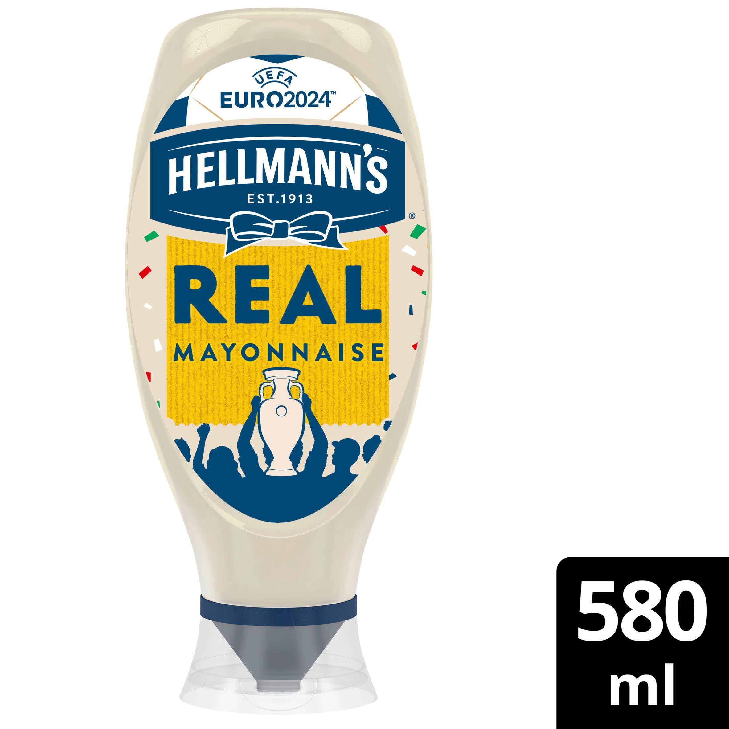 Hellmann’s Real Squeezy Mayonnaise 580ml GOODS Sainsburys   