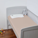 Panda bamboo fitted sheets 2 pack for cot beds, UK version
