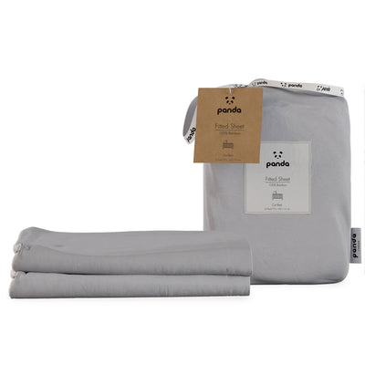 Costco UK Panda 100% Bamboo Cot Size Fitted Sheets 2 Pack- Buy online at McGrocer