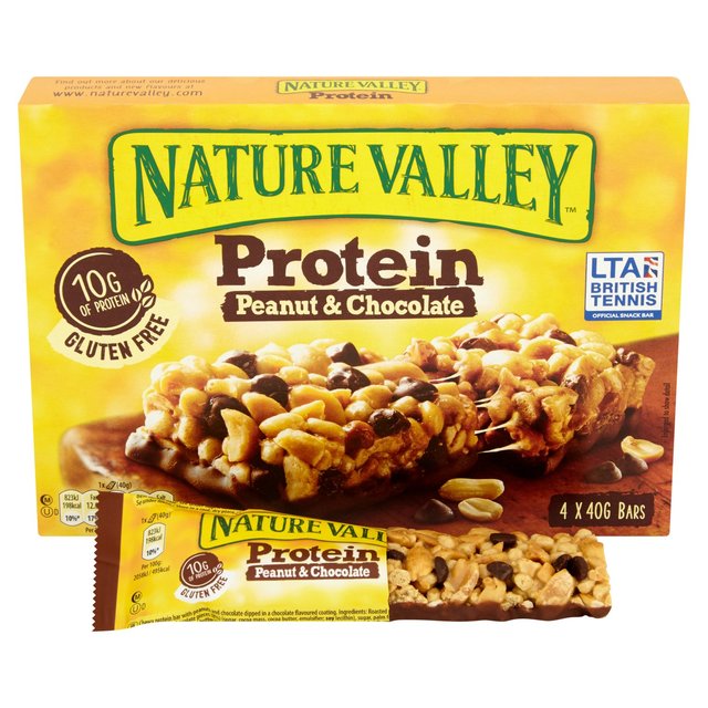 Nature Valley Protein Peanut & Chocolate Cereal Bars   4 x 40g GOODS M&S   