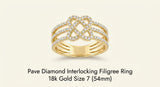 Cartier Juste un Clou 18ct gold diamond ring (British brand)