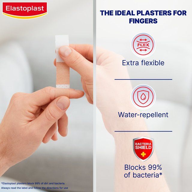 Elastoplast Finger Strips Extra Fleixble Plasters 16s   16 per pack GOODS M&S   