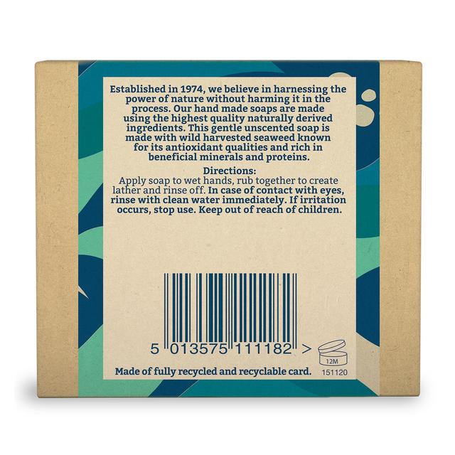 Faith in Nature Unfragranced Pure Hand Made Soap Bar   100g GOODS M&S   