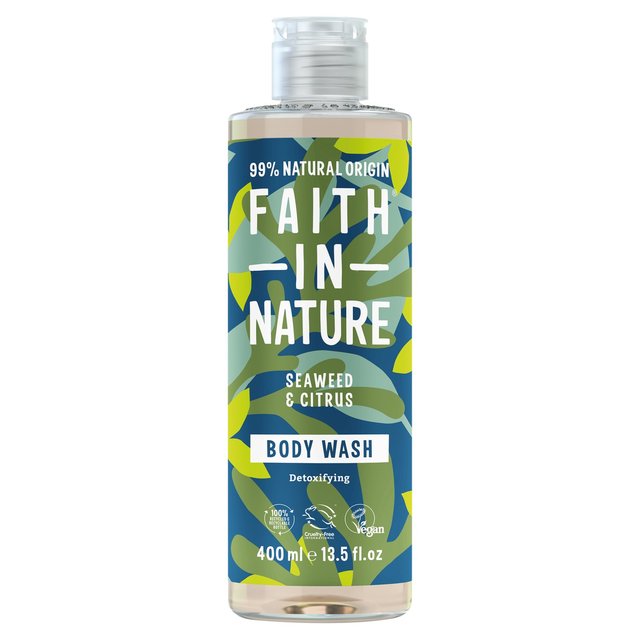 Faith in Nature Seaweed & Citrus Body Wash   400ml GOODS M&S   