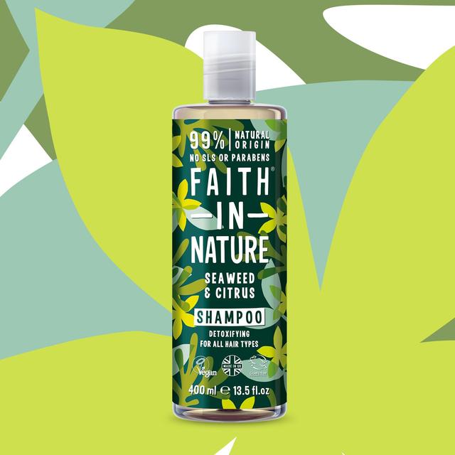 Faith in Nature Seaweed & Citrus Shampoo   400ml GOODS M&S   