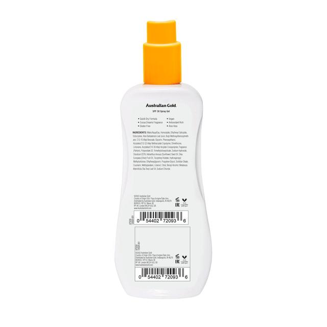 Australian Gold SPF 30 Sunscreen Clear Spray   237ml GOODS M&S   