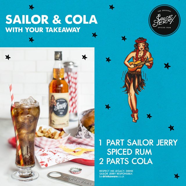 Sailor Jerry Spiced Rum   70cl GOODS M&S   