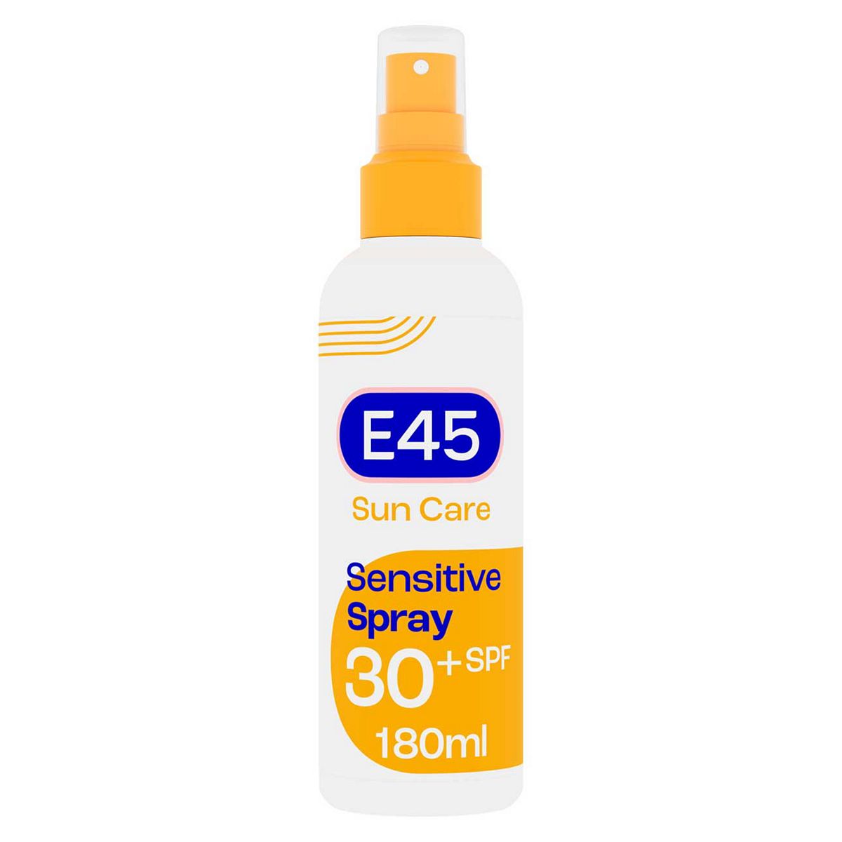 E45 Sun Body Cream Spray for Sensitive Skin. Hydrating Sun Spray with very high UVA and UVB protection and SPF 30 180ml GOODS Boots   