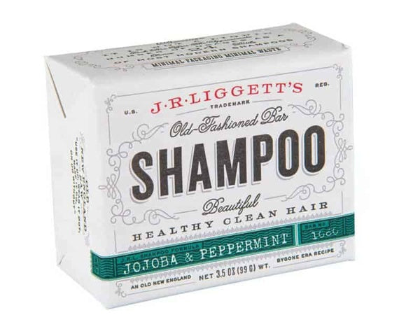 J.R. Liggett's Shampoo Bar Jojoba Peppermint 99g, UK version