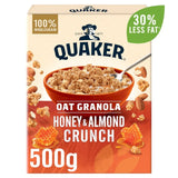 Quaker Oat Granola Honey & Almond Cereal   500g GOODS M&S   