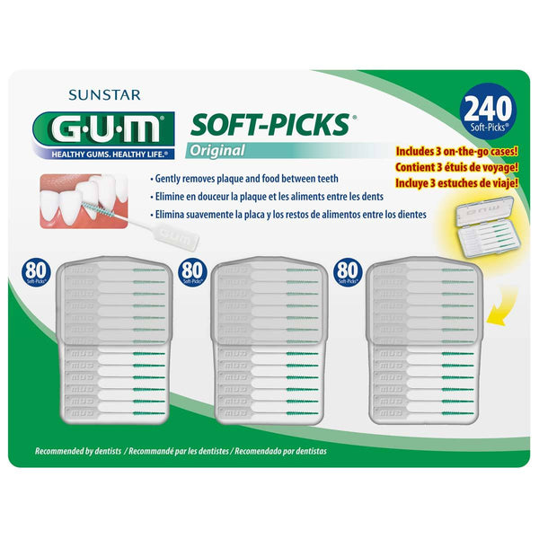 G.U.M Soft Picks Interdental Brushes 240 Count