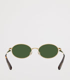Swarovski oval sunglasses with crystal temples, imported from the UK