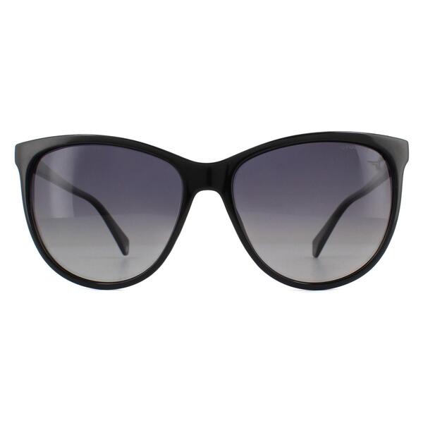 Polaroid black polarised square sunglasses, UK version