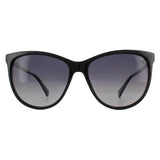 Polaroid black polarised square sunglasses, UK version