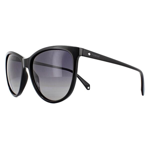 Polaroid black polarised square sunglasses, UK version