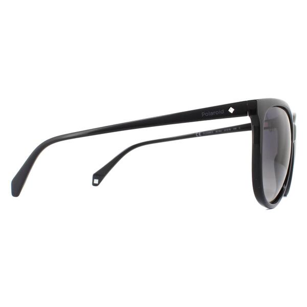 Polaroid black polarised square sunglasses, UK version