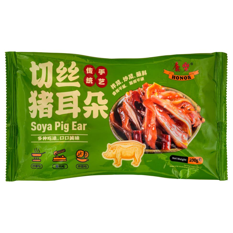 Honor Soya pig ear braised pork snack (British brand)