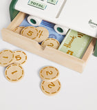 Harrods cash register toy set, UK version