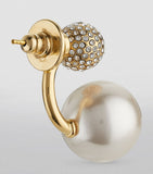 Jimmy Choo Auri single earring with crystals - British product