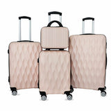 Leaper 4-piece travel luggage suitcase set, imported from the UK