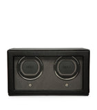 WOLF Cub double watch winder with cover in vegan leather - British product