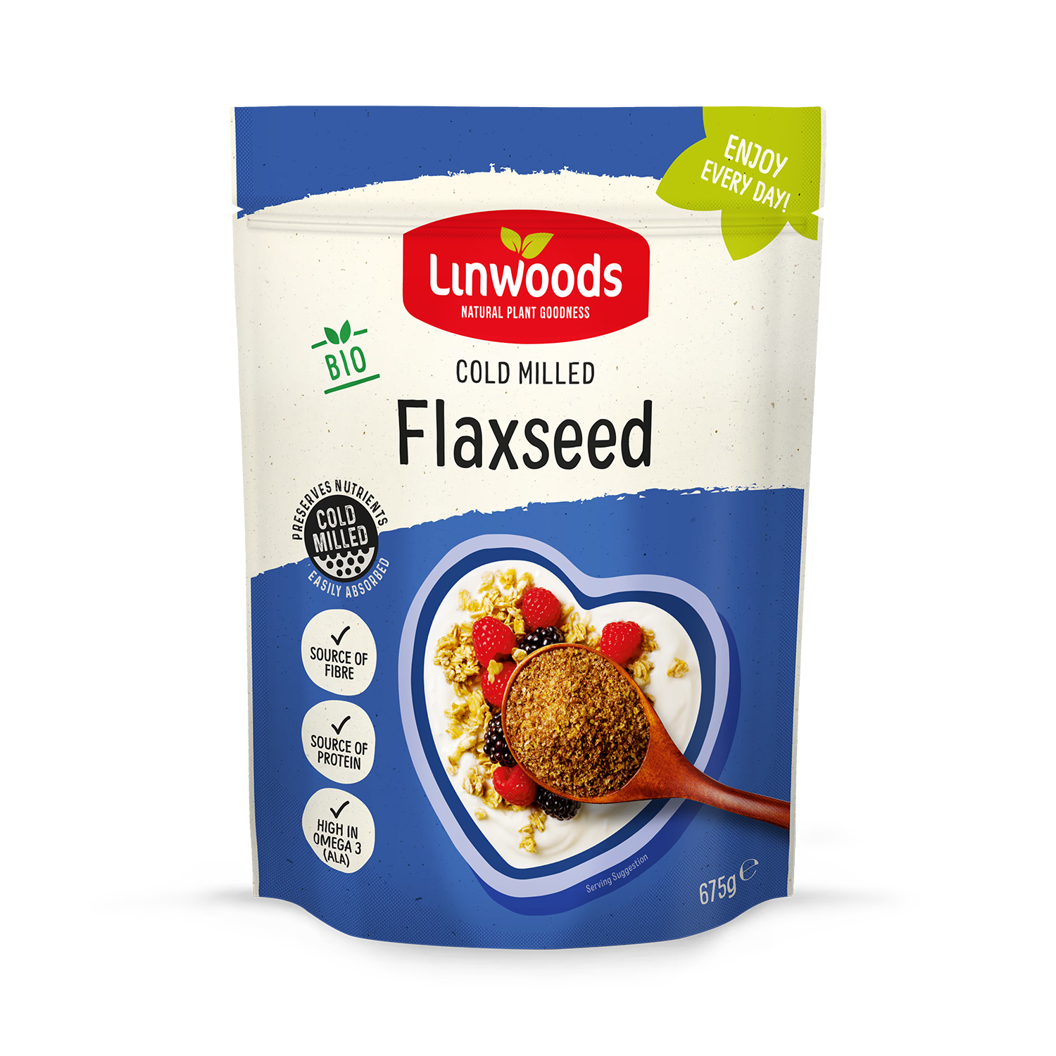 Linwoods Milled Organic Flaxseed 675g, UK version