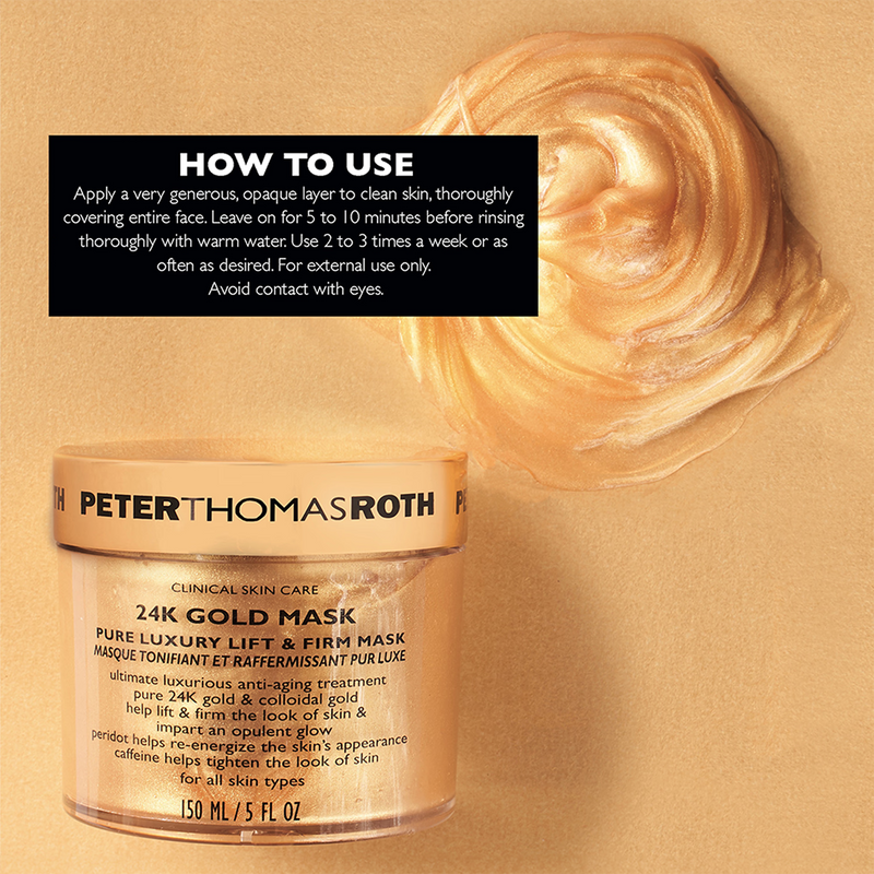 Peter Thomas Roth 24K Gold Mask luxury lift & firm 150ml - British product