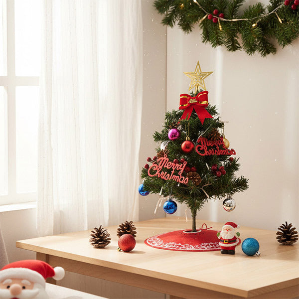 Livingandhome tabletop Christmas tree decoration with LED lights 55cm (British brand)
