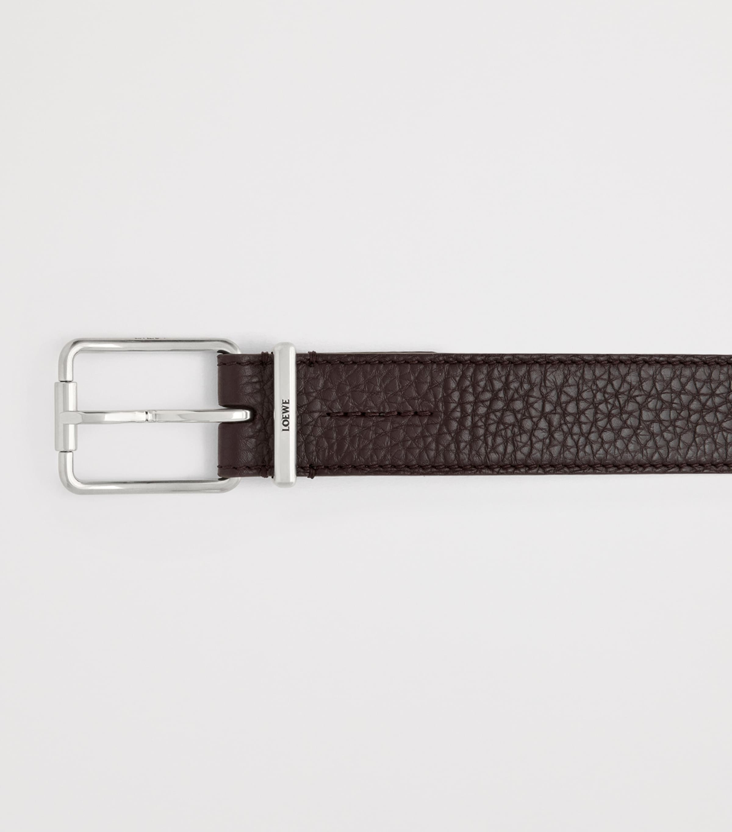 LOEWE leather logo buckle belt 3.5cm, UK version