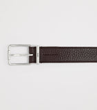 LOEWE leather logo buckle belt 3.5cm, UK version