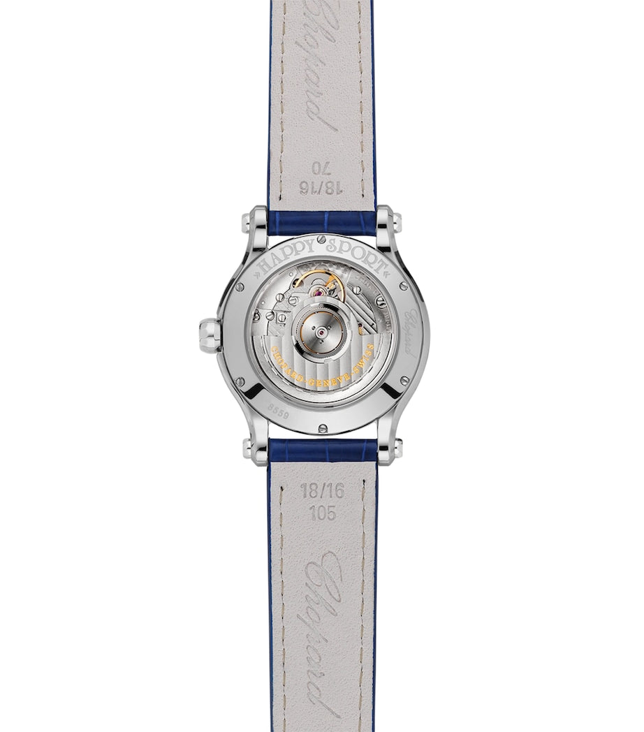 Chopard Happy Sport watch 36mm with diamonds and charms, imported from the UK