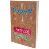 Liverpool FC YNWA Birthday Card (23cm x 15cm) GOODS Superdrug   