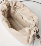 Brunello Cucinelli mini leather Mellow bucket bag (British brand)