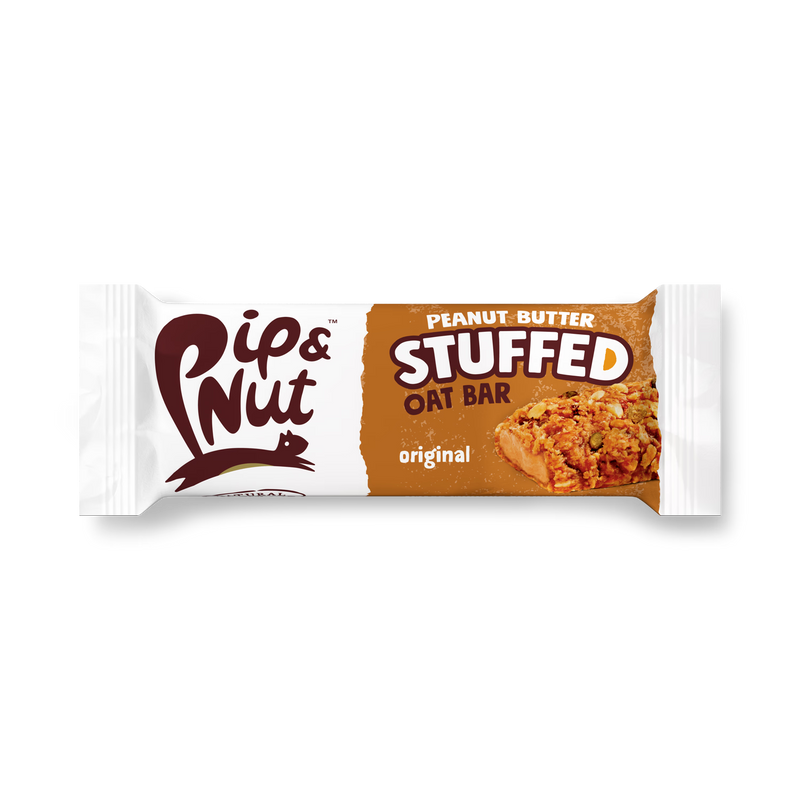 Pip & Nut peanut butter stuffed oat bar 48g, imported from the UK