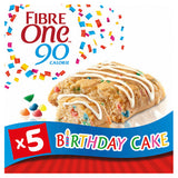 Fibre One 90 Calorie Birthday Cake Squares 5 Pack Biscuits, Crackers & Bread ASDA   