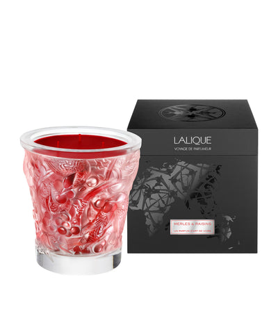 Harrods Lalique Voyage Merles et Raisins Scented Candle 750g- Buy online at McGrocer