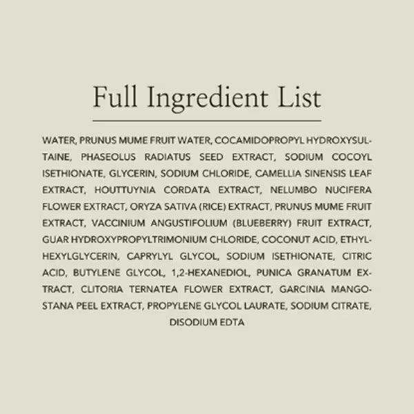 Beauty Of Joseon Green Plum Refreshing Cleanser 100ml - British product