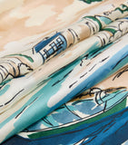 Weekend Max Mara silk scarf with lake print 90cm - British product