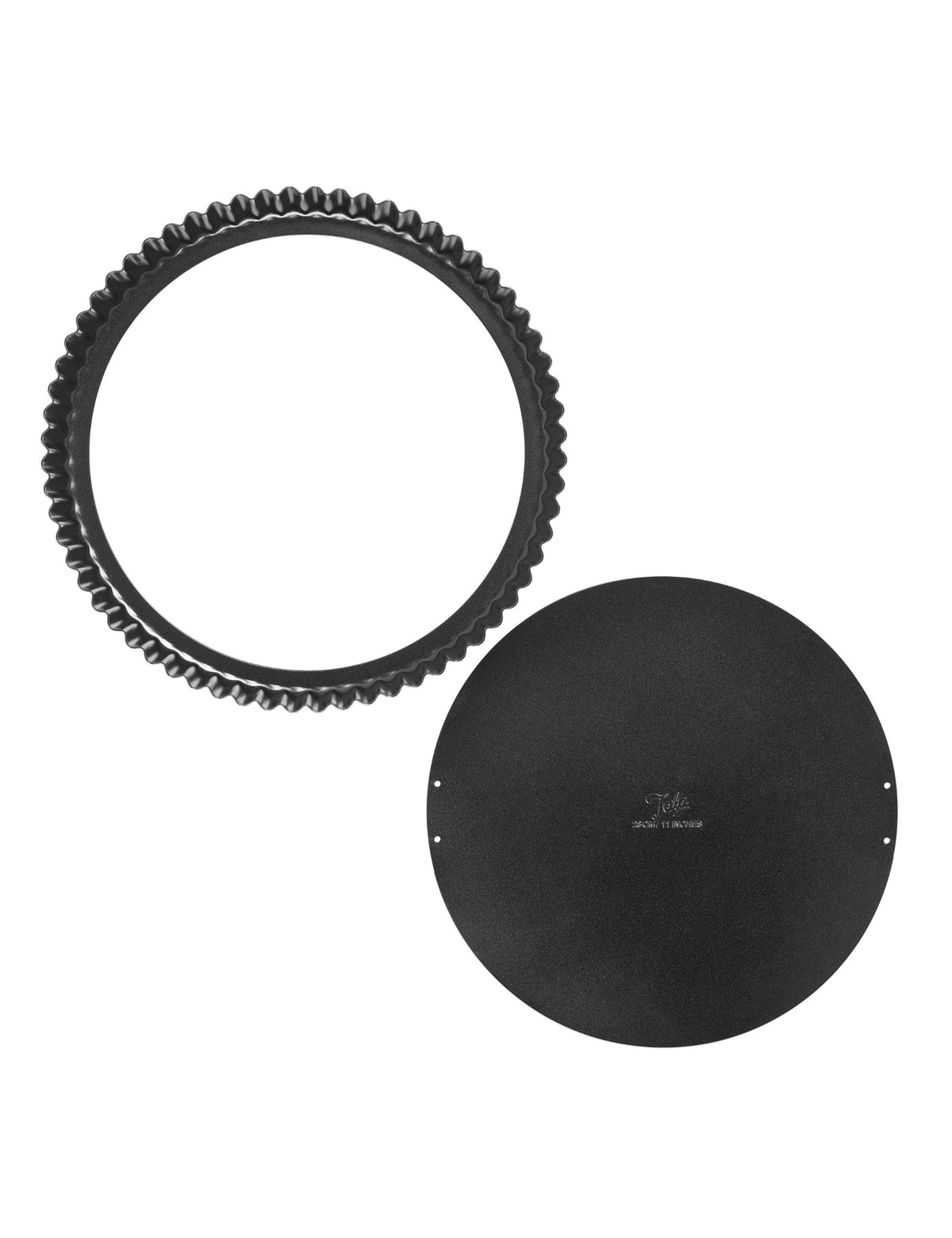 Tala fluted carbon steel tart tin 28cm, imported from the UK