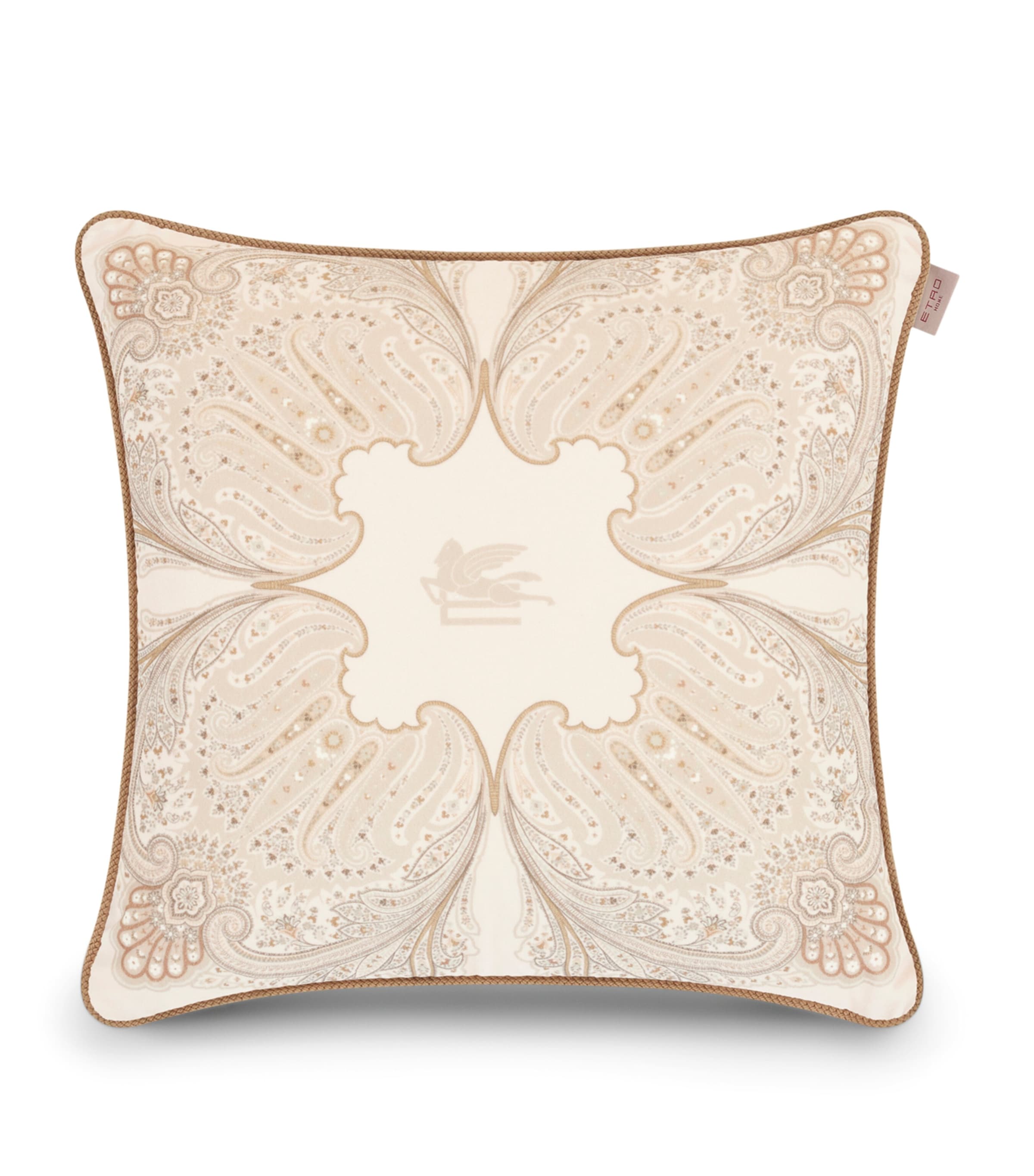 Etro cotton velvet Kiri cushion 45cm x 45cm - British product