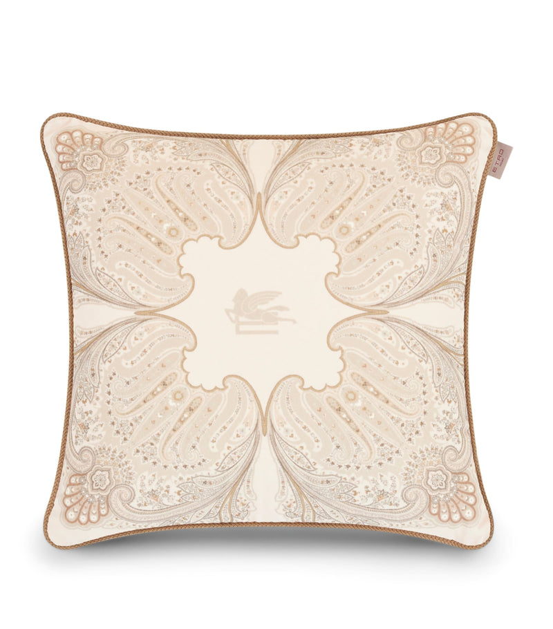 Etro cotton velvet Kiri cushion 45cm x 45cm - British product