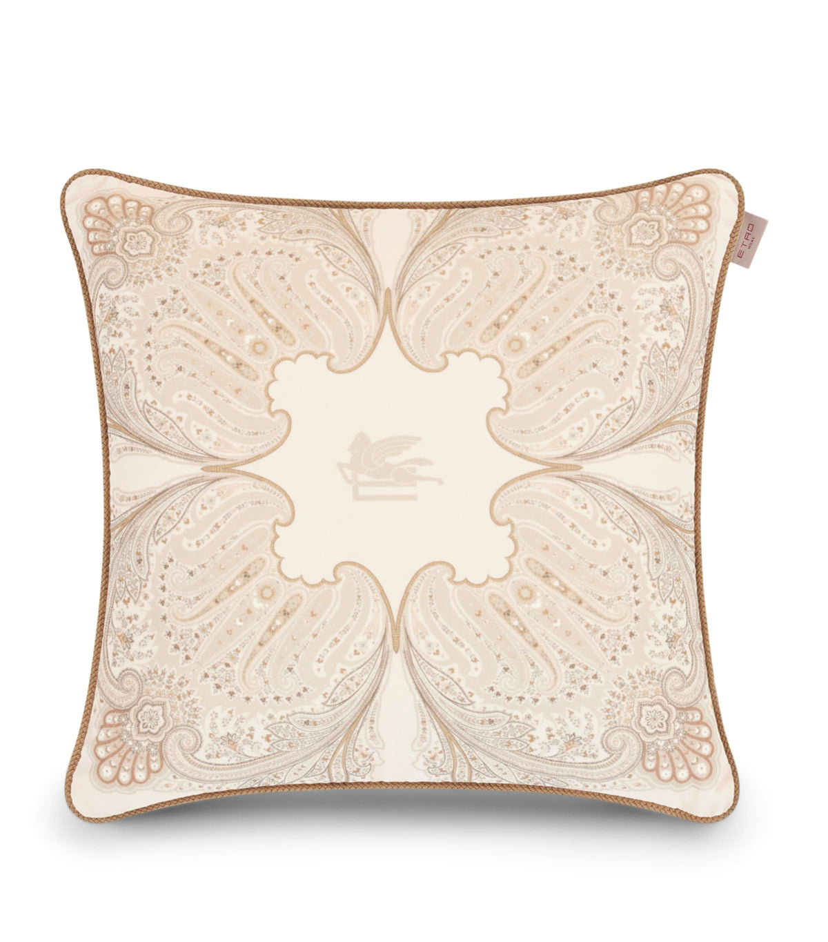 Etro cotton velvet Kiri cushion 45cm x 45cm - British product