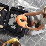 Livingandhome hardside travel suitcase with spinner wheels 55cm, imported from the UK