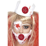 Smiffys Bloody Nurse Kit with mask and blood effect - British product