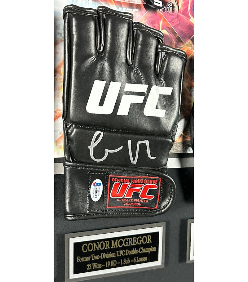 Leipzig Galleries UFC signed gloves display collectible - British product