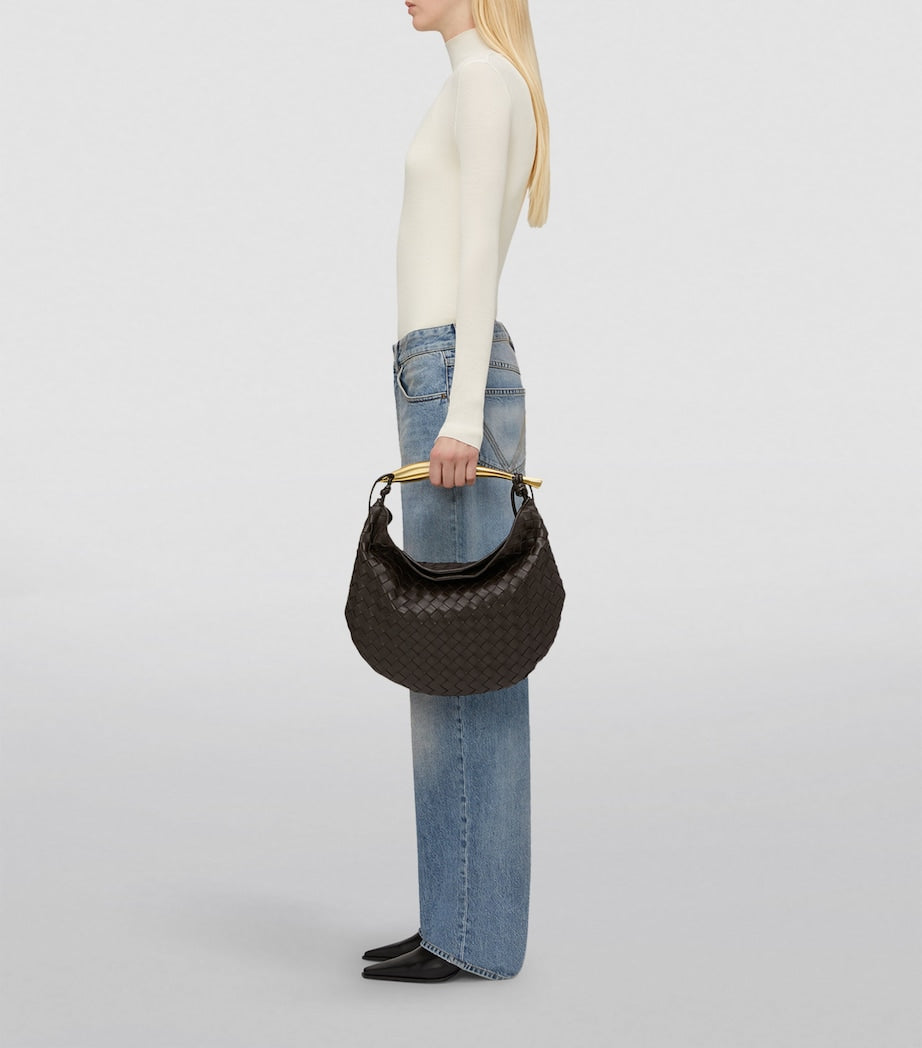 Bottega Veneta Sardine medium shoulder bag gold handle - British product