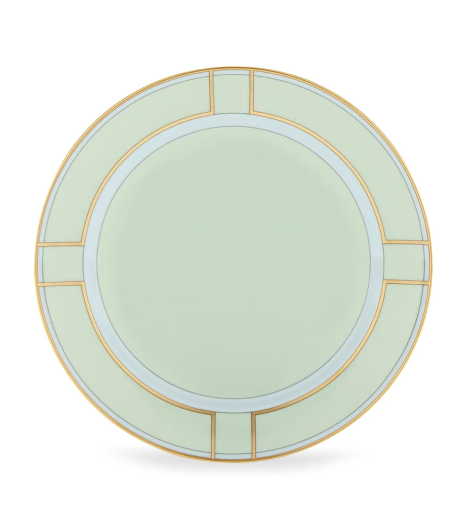 GINORI 1735 porcelain dessert plate Verde 20cm, UK version