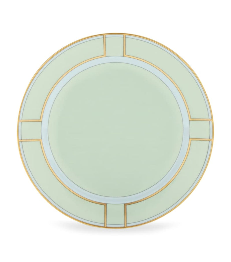 GINORI 1735 porcelain dessert plate Verde 20cm, UK version